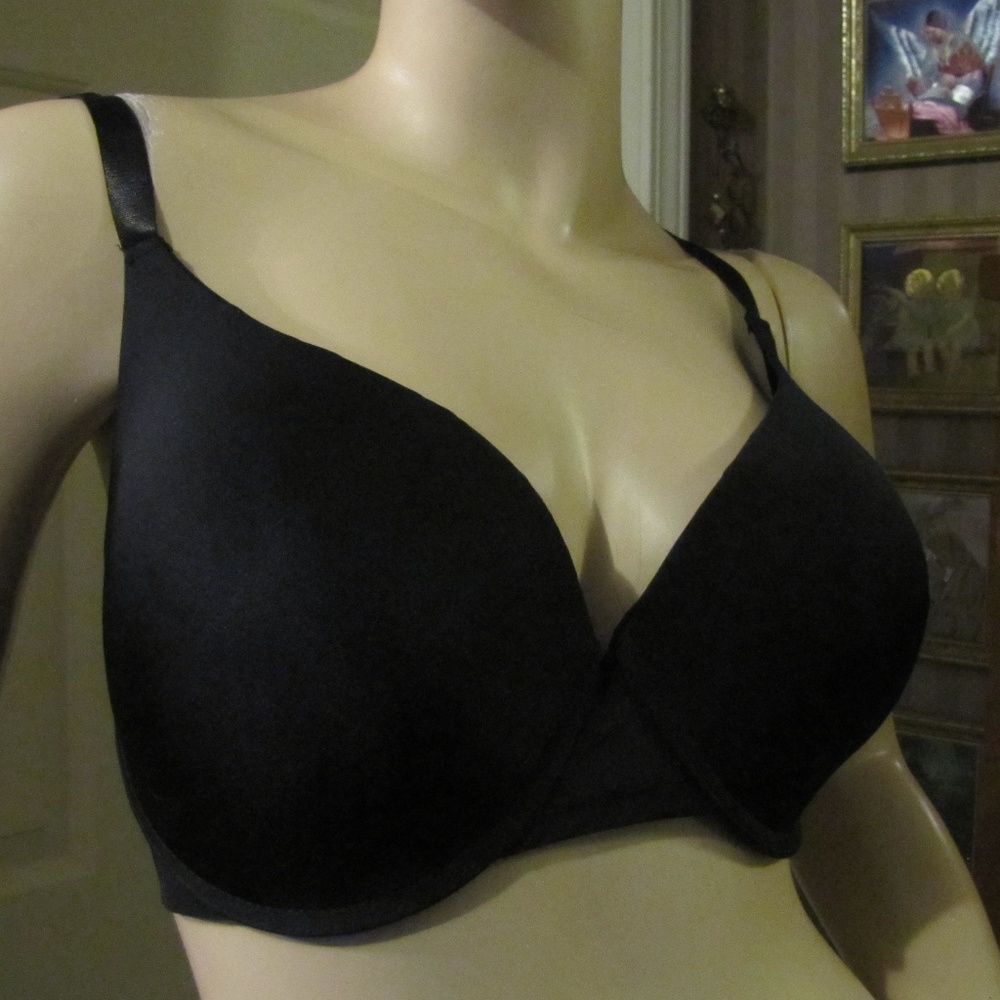 New York Elegance Black Bra 44DD  (Style EB3D301P)